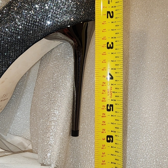 Jimmy Choo Luna 100 Size 8 Anthracite - Picture 6 of 7